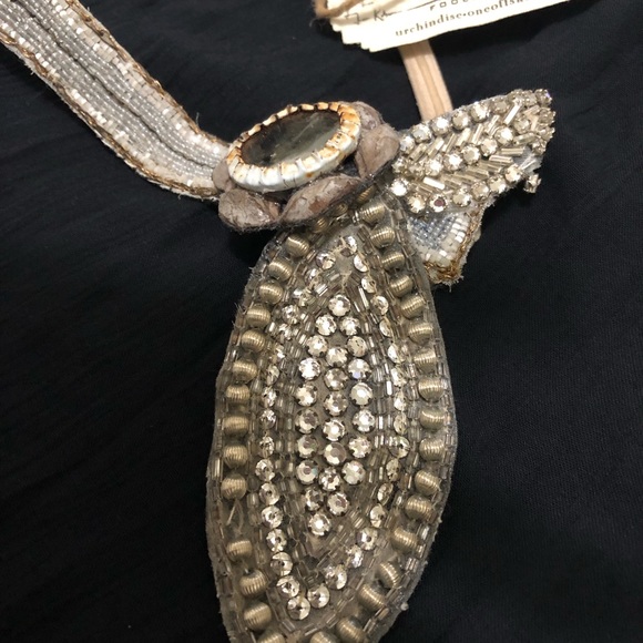 Belly dance burlesque or bridal headdress by foolproof collage vintage - Picture 4 of 6